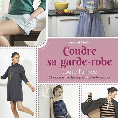Livre Coudre sa garde robe toute l'année - Mondial Tissus - Publicité Livre Coudre sa garde robe toute l'année - Mondial Tissus - Publicité