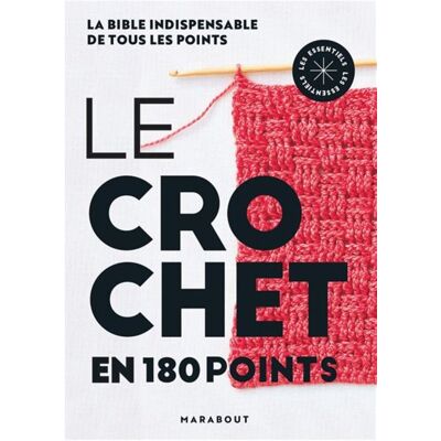 Livre Le crochet en 180 points - Mondial Tissus - Publicité Livre Le crochet en 180 points - Mondial Tissus - Publicité