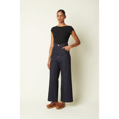 Patron LE JEAN WIDE LEG du 34 au 50 - Atelier Brunette - Atelier Brunette - Mondial Tissus - Publicité Patron LE JEAN WIDE LEG du 34 au 50 - Atelier Brunette - Atelier Brunette - Mondial Tissus - Publicité