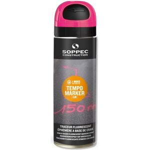 SOPPEC Traceurs chantier tempo marker traceur chantier tempo marker cerise rose 1 aérosol(s) de 500 millilitre(s) béton, bitume, bois, herbe, pierre 0.5 litr - Publicité SOPPEC Traceurs chantier tempo marker traceur chantier tempo marker cerise rose 1 aérosol(s) de 500 millilitre(s) béton, bitume, bois, herbe, pierre 0.5 litr - Publicité