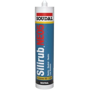 Soudal Neo5 Mastic Silicone Gris - Flexible, Résistant UV - 300ml - Publicité Soudal Neo5 Mastic Silicone Gris - Flexible, Résistant UV - 300ml - Publicité