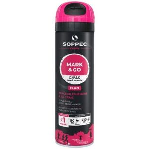 SOPPEC Traceur éphémère fluorescent mark & go rose 1 aérosol(s) de 500 millilitre(s) multi-supports traceur chantier mark & go cerise 0.5 litre(s) 2 mois - s - Publicité SOPPEC Traceur éphémère fluorescent mark & go rose 1 aérosol(s) de 500 millilitre(s) multi-supports traceur chantier mark & go cerise 0.5 litre(s) 2 mois - s - Publicité