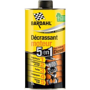 Décrassant moteur 5 en 1 diesel 1 flacon(s) de 1 litre(s) décrassant moteur 5 en 1 diesel - bardahl - Publicité Décrassant moteur 5 en 1 diesel 1 flacon(s) de 1 litre(s) décrassant moteur 5 en 1 diesel - bardahl - Publicité
