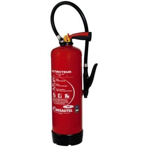 Extincteurs à poudre abc mural extincteur à poudre abc 9kg avec support 1 pièce(s) classe a, classe b, classe c poudre - desautel - Publicité Extincteurs à poudre abc mural extincteur à poudre abc 9kg avec support 1 pièce(s) classe a, classe b, classe c poudre - desautel - Publicité