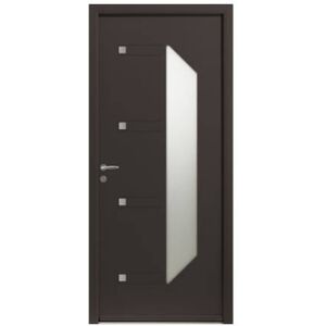 Le Roi de la Fenêtre Porte d'entrée ALU modèle NEYSSA - Publicité Le Roi de la Fenêtre Porte d'entrée ALU modèle NEYSSA - Publicité