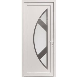 Le Roi de la Fenêtre Porte d'entrée PVC modèle AUDRY - Publicité Le Roi de la Fenêtre Porte d'entrée PVC modèle AUDRY - Publicité