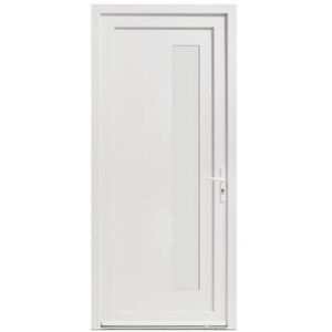 Le Roi de la Fenêtre Porte d'entrée PVC modèle CASSIE - Publicité Le Roi de la Fenêtre Porte d'entrée PVC modèle CASSIE - Publicité