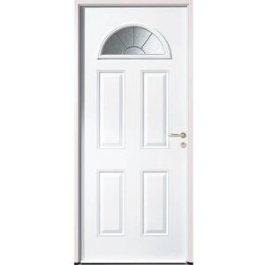 Le Roi de la Fenêtre Porte d'entrée ACIER modèle AEGIS dimensions standard L 100 cm x H 215 cm - Publicité Le Roi de la Fenêtre Porte d'entrée ACIER modèle AEGIS dimensions standard L 100 cm x H 215 cm - Publicité