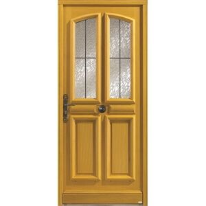 Le Roi de la Fenêtre Porte d'entrée BOIS (Chêne) modèle ELIOR avec pose - Publicité Le Roi de la Fenêtre Porte d'entrée BOIS (Chêne) modèle ELIOR avec pose - Publicité