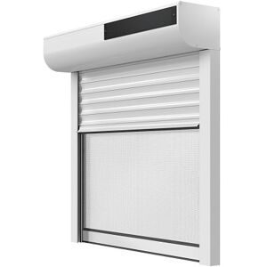 Le Roi de la Fenêtre Volet Roulant Rénovation avec Moustiquaire Lames ALU 39 mm Motorisation Solaire Radio avec télécommande avec pose - Publicité Le Roi de la Fenêtre Volet Roulant Rénovation avec Moustiquaire Lames ALU 39 mm Motorisation Solaire Radio avec télécommande avec pose - Publicité