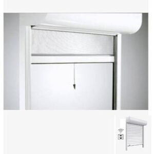 Le Roi de la Fenêtre Volet Roulant Rénovation avec Moustiquaire Lames PVC Motorisation Radio avec télécommande avec pose - Publicité Le Roi de la Fenêtre Volet Roulant Rénovation avec Moustiquaire Lames PVC Motorisation Radio avec télécommande avec pose - Publicité