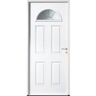 Le Roi de la Fenêtre Porte d'entrée ACIER modèle AEGIS dimensions standard L 90 cm x H 215 cm - Publicité Le Roi de la Fenêtre Porte d'entrée ACIER modèle AEGIS dimensions standard L 90 cm x H 215 cm - Publicité