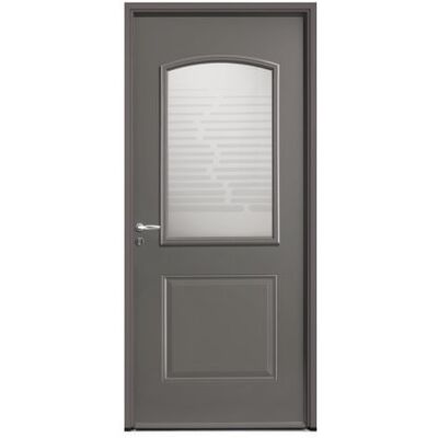 Le Roi de la Fenêtre Porte d'entrée ACIER modèle NEMO dimensions standard L 90 cm x H 215 cm - Publicité Le Roi de la Fenêtre Porte d'entrée ACIER modèle NEMO dimensions standard L 90 cm x H 215 cm - Publicité
