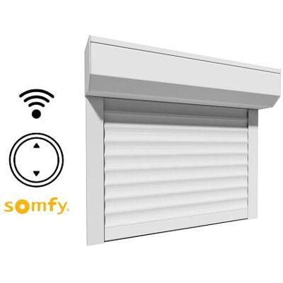 Le Roi de la Fenêtre Volet Roulant PVC Electrique (lames 8×40 mm) - Motorisation SOMFY Radio avec télécommande avec pose - Publicité Le Roi de la Fenêtre Volet Roulant PVC Electrique (lames 8×40 mm) - Motorisation SOMFY Radio avec télécommande avec pose - Publicité