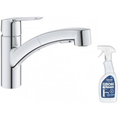 Robinet de Cuisine Grohe Chrome avec Récupérateur d’eau - Garantie 5 Ans - Publicité Robinet de Cuisine Grohe Chrome avec Récupérateur d’eau - Garantie 5 Ans - Publicité