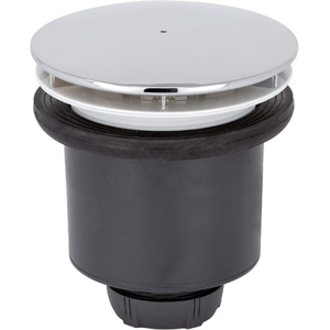 Bonde de receveur de douche sortie verticale WIRQUIN Tourbillon D90 dôme chromé - Publicité Bonde de receveur de douche sortie verticale WIRQUIN Tourbillon D90 dôme chromé - Publicité