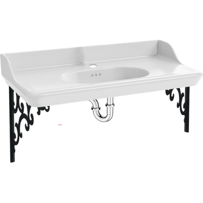 Jacob Delafon - Cléo 1889 - 101x51 cm - suspendu - bathroom sink - Publicité Jacob Delafon - Cléo 1889 - 101x51 cm - suspendu - bathroom sink - Publicité