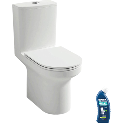 Toilettes sans rebord blanc Jacob Delafon - Elite 3/6L Soft-Close - Publicité Toilettes sans rebord blanc Jacob Delafon - Elite 3/6L Soft-Close - Publicité