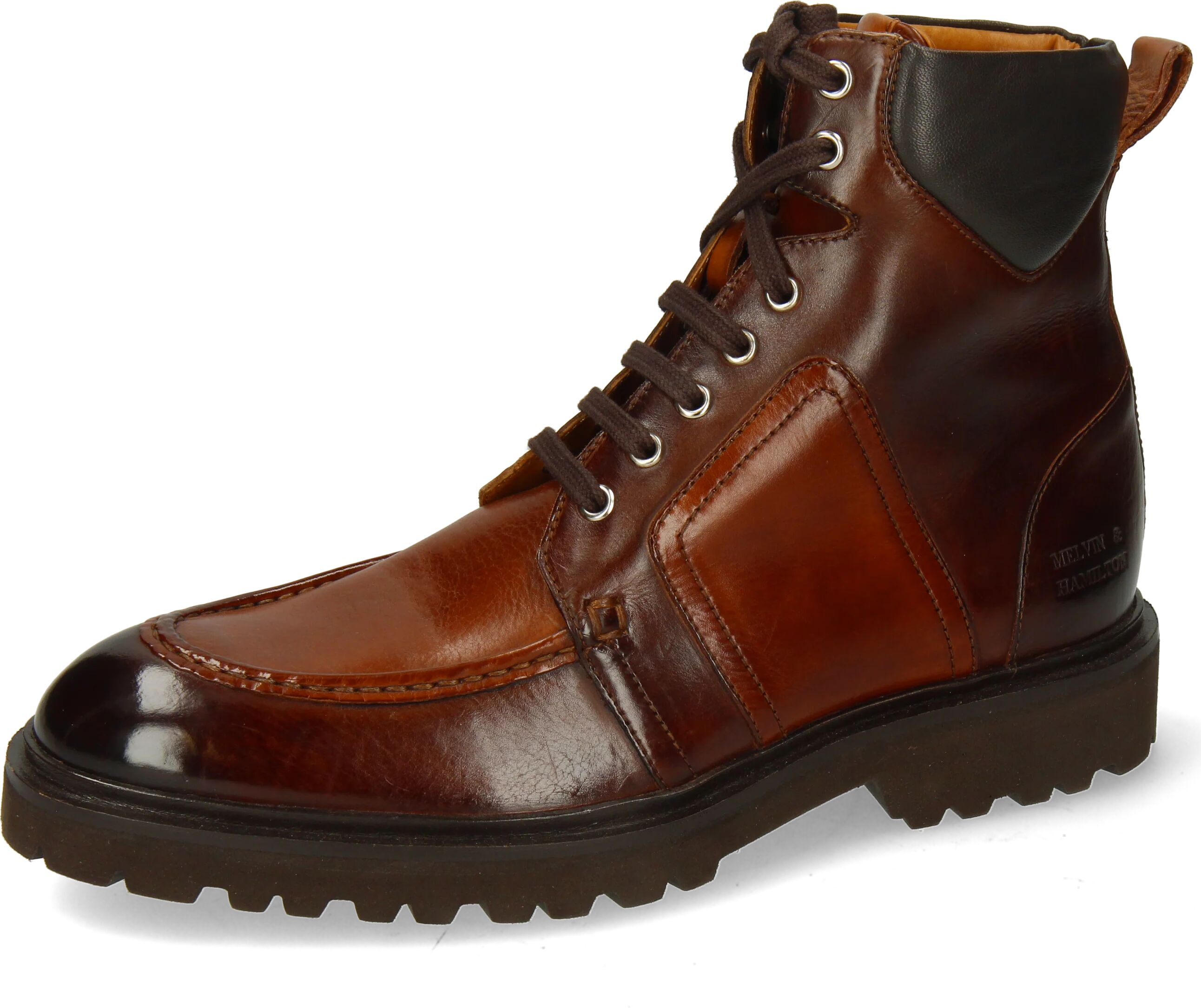 Melvin & Hamilton Bottines George 1 Promo marron 42,43,41,44,45 Hommes