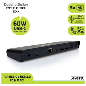 Port DOCKING TYPE C OFFICE 3 X 4K - HDMI/DP/USB/RJ45