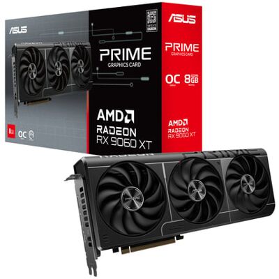 Asus Prime Radeon RX 9060 XT 8GB GDDR6 OC Edition - Publicité Asus Prime Radeon RX 9060 XT 8GB GDDR6 OC Edition - Publicité