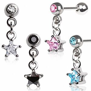 Piercing Street Piercing oreille Cartilage Pendentif Etoile -