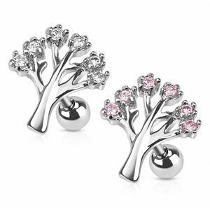 Piercing Street Piercing oreille cartilage helix arbre - Argente