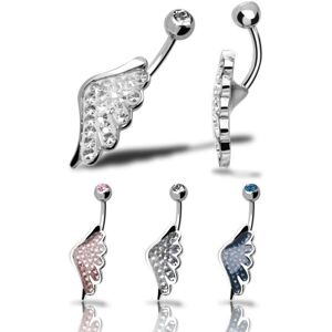 Piercing Street Piercing nombril Crystal Evolution Swarovski Aile d