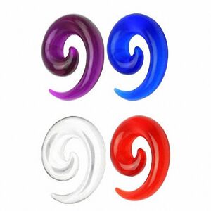 Piercing Street Piercing Ecarteur Acrylique Spirale - Multicolore
