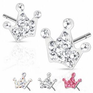 Piercing Street Paire boucles d'oreille couronne -