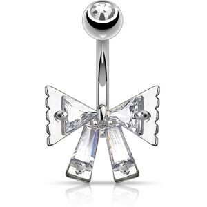 Piercing Street Piercing nombril ruban triangulaire - Argente