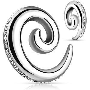 Piercing Street Piercing ecarteur spirale gemmes -