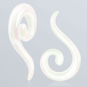 Piercing Street Piercing ecarteur spirale blanc perle - Blanc