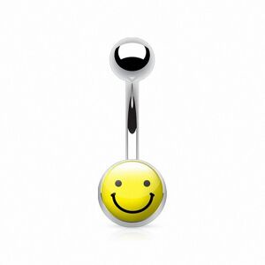 Piercing Street Piercing nombril smiley - Argente