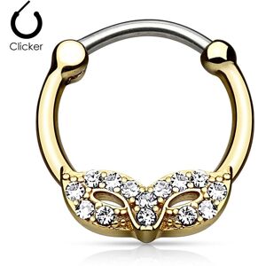 Piercing Street Piercing septum masque venitien dore - Dore