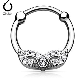 Piercing Street Piercing septum masque venitien argente - Argente