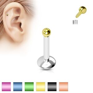 Piercing Street Piercing oreille Labret Micro Bille Titanium -