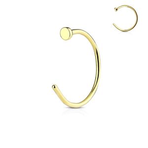 Piercing Street Piercing nez Anneau Acier chirurgical Dore - Dore