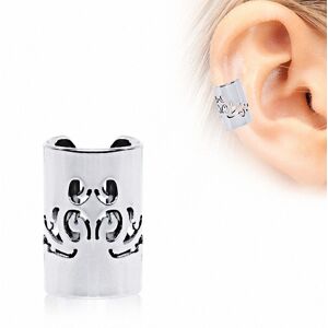 Piercing Street Faux piercing oreille manchette baroque argente -