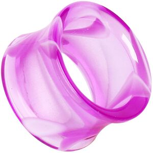 Piercing Street Piercing tunnel acrylique marbre violet - Violet