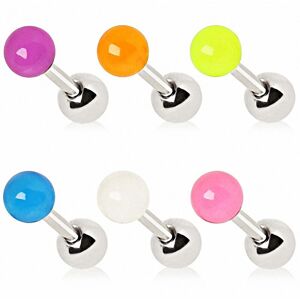 Piercing Street Piercing cartilage oreille glow in the dark - Argente