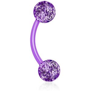 Piercing Street Piercing arcade bioflex glitter violet - Violet