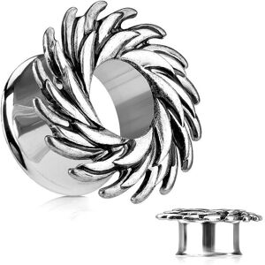 Piercing Street Piercing tunnel tourbillon tribal - Argente