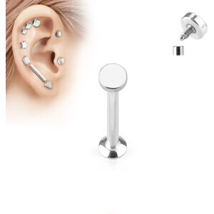 Piercing Street Piercing oreille labret vissage interne rond argente - Argente