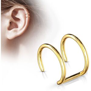 Piercing Street Faux Piercing Oreille Cartilage Plaque Or - Dore