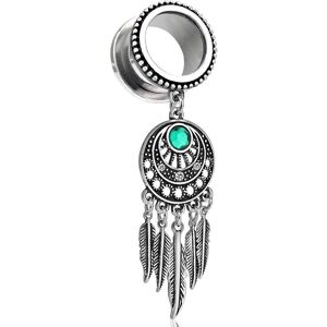 Piercing Street Piercing tunnel oreille pendentif attrape reves - Argente