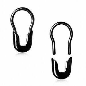 Piercing Street Piercing septum acier noir epingle a nourrice - Noir