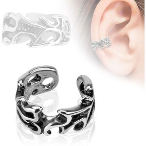 Piercing Street Faux piercing oreille manchette feuilles - Argente