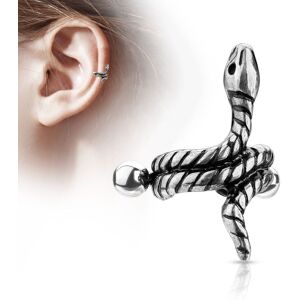 Piercing Street Piercing oreille helix manchette serpent enroule - Argente