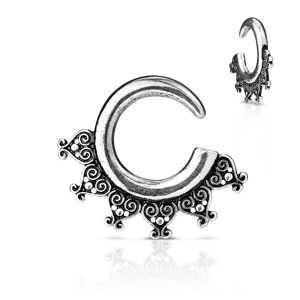 Piercing Street Piercing ecarteur oreille tribal argente - Argente